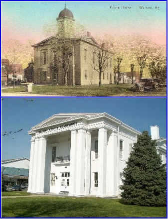 Gallatin KY Court House Then & Now